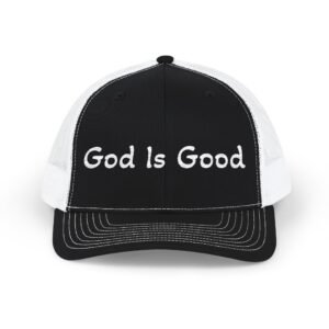 God Is Good Trucker Cap — Embroidered